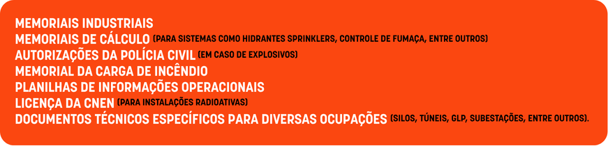 Lista de documento complementares para obter AVCB na Bahia
